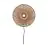 Good&Mojo Luce Da Parete Kalimantan Bambù Marrone | Adatto per 1x E27 
